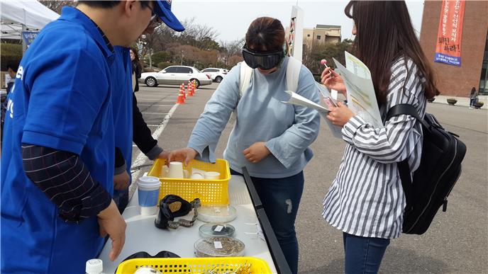 남서울대학교 비교과페스티벌에서 마약퇴치 홍보부스 운영